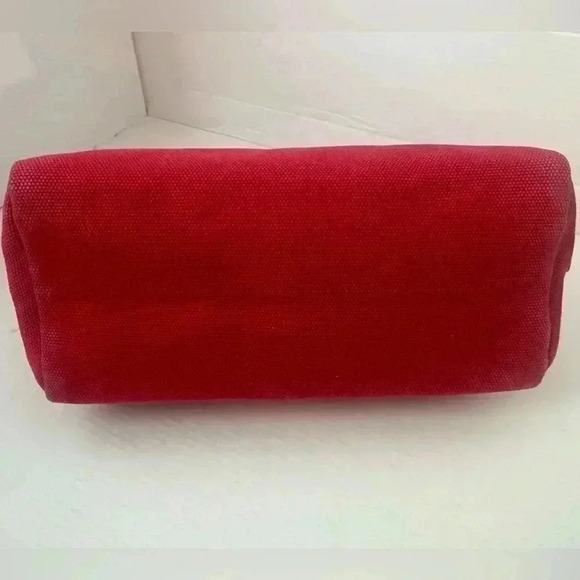 Authentic PRADA Pouch Canvas Red Women's - Picture 9 of 17